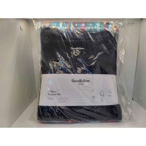 Men's Big & Tall Teal Plaid Microfleece Pajama Set - Goodfellow & Co Navy 2XLT